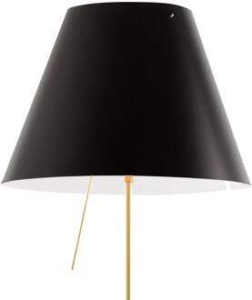 Luceplan Costanza vloerlamp D13t messing/zwart messing, zwart