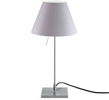 Luceplan Costanzina tafellamp aluminium, mist wit mist wit, aluminium