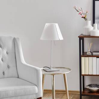 Luceplan Costanzina tafellamp aluminium, wit wit, aluminium