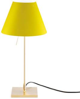 Luceplan Costanzina tafellamp messing geel kanariegeel, messing