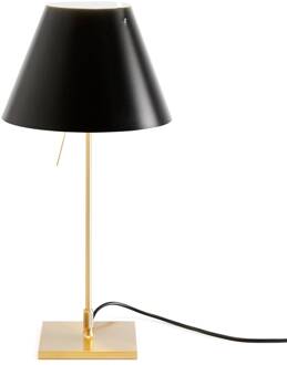 Luceplan Costanzina tafellamp messing zwart zwart, messing