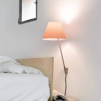Luceplan Costanzina wandlamp aluminium, poeder poeder, aluminium