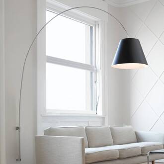 Luceplan Lady Costanza D13Ea D alu/zwart, dimmer aluminium, zwart