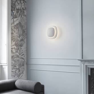Luceplan Luthien LED wandlamp fase cut wit 830 mat wit, helder