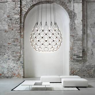 Luceplan Mesh hanglamp Ø 100cm 2m afhanghoogte zwart