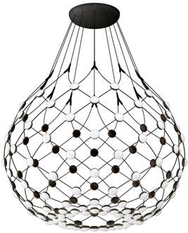Luceplan Mesh hanglamp Ø 80cm 1m afhanghoogte zwart