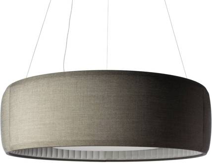 Luceplan Silenzio LED hanglamp grijs Ø 150cm lichtgrijs