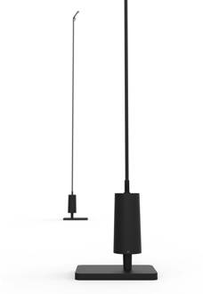Luceplan tuinpadverlichting, 1-lamp, aan/uit, hoogte 75 cm zwart mat