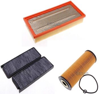 Lucht/Olie/Cabine Filter Service Kit Voor Ssangyong Rexton 2.7 Oem: 23190-08403 68120-08030 1621843025 groen