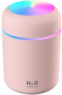 Luchtbevochtiger Draagbare 300Ml Elektrische Aroma Usb Cool Mist Spuit Met Kleurrijke Nachtlampje Voor Thuis Auto