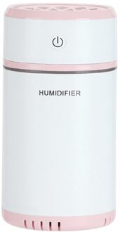 Luchtbevochtiger Essentiële Olie Diffuser Aromatherapie Luchtbevochtiger Auto Usb Aroma Diffuser Mini Usb Luchtbevochtiger Met Nachtlampje ( roze