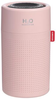 Luchtbevochtiger, Grote Capaciteit Draagbare Multifunctionele Oplaadbare Usb Cool Mist Luchtbevochtiger Diffuser Roze