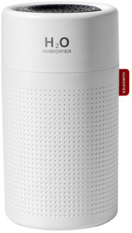 Luchtbevochtiger, Grote Capaciteit Draagbare Multifunctionele Oplaadbare Usb Cool Mist Luchtbevochtiger Diffuser wit