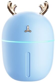 Luchtbevochtiger Huishouden Slaapkamer Kleine Mini Lucht Geur Zuivering Spuit Water Aanvullen Instrument Usb Airconditioning blauw