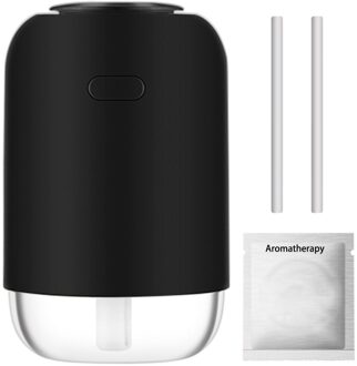Luchtbevochtiger Oplaadbare Essentiële Olie Diffuser Draadloze Luchtbevochtiger Usb Aroma Diffuser Ultrasone Humidificador Fogger zwart humidifier