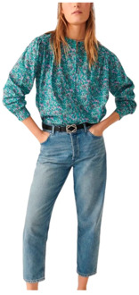Luchtige blouse met lange mouwen Ba&Sh , Blue , Dames - M,S,Xs