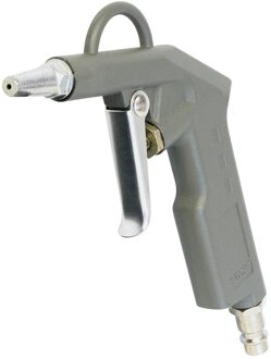luchtpistool met korte bek aluminium grjis Grijs