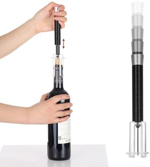 Luchtpomp Wijn Flesopener Luchtdruk Vacuüm Rode Wijn Stop Bier Deksel Opener Corkscrew Kurken Out Tool Pin Wijn schenker
