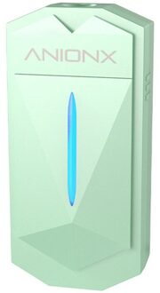 Luchtreiniger Persoonlijke Wearable Mini Draagbare 250Mah Snel Opladen Negatieve Ionen Opknoping Nek Luchtreiniger groen