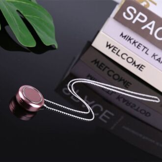 Luchtreiniger Usb Draagbare Wearable Ketting Negatieve Ionisator Anion Air Cleaner Licht Geel