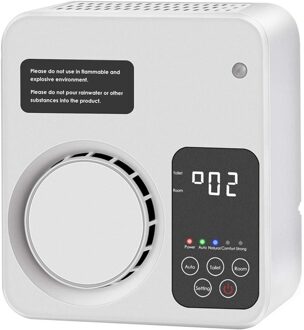 Luchtreiniger Voor Thuis, Ozon Luchtreiniger, Ionisator Air Cleaner Voor Slaapkamer Woonkamer Toilet Kantoor Uk Plug