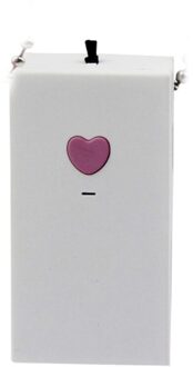 Luchtreiniger Wearable Ketting Mini Draagbare Usb Air Cleaner Negatieve Lon Generator Lage Noise Luchtverfrisser Auto Elektronica wit