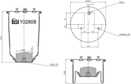 Luchtveerbalg 102808