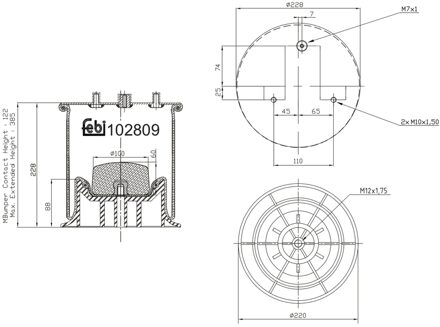 Luchtveerbalg 102809