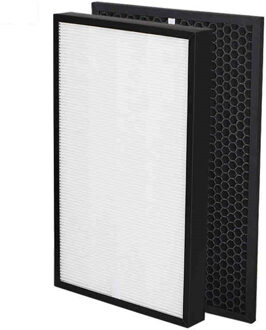 Luchtzuivering Hepa filter Actieve Kool voor vervanging Sharp KC-850E-R licht grijs