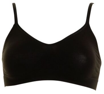 Lucia Bamboo Bra Top Beige,Zwart - X-Small,Small,Medium,Large,X-Large