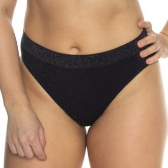 Lucia Waffel Glitter Tai Zwart - Small,Medium