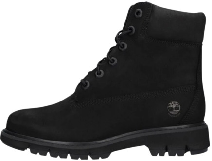 Lucia Way dames veterboot - Zwart - Maat 37