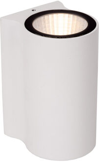 Lucide AKRA - Wandlamp Binnen/Buiten - LED - 1x6W 2700K - IP54 - Wit