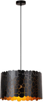Lucide ALMELO - Hanglamp - Ø 40 cm - 1xE27 - Zwart