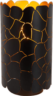 Lucide ALMELO - Tafellamp - Ø 15 cm - 1xE27 - Zwart