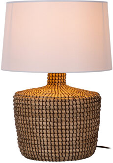 Lucide AMBALA - Tafellamp - Ø 35 cm - 1xE27 - Naturel | Premium