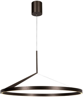 Lucide APPLAUSE - Hanglamp - Ø 80 cm - LED Dimb. - CCT - 1x50W 2700K/4000K - Handbewegingssensor - Grijs ijzer | Premium