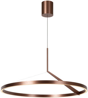 Lucide APPLAUSE - Hanglamp - Ø 80 cm - LED Dimb. - CCT - 1x50W 2700K/4000K - Handbewegingssensor - Koffie | Premium