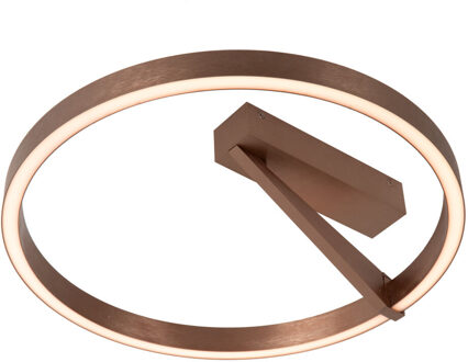 Lucide APPLAUSE - Plafonnière - Ø 40 cm - LED Dimb. - CCT - 1x26W 2200K/4000K - Koffie | Premium