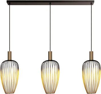 Lucide AURELIE - Hanglamp - 3xGU10 (MR11) - Goud | Vibes