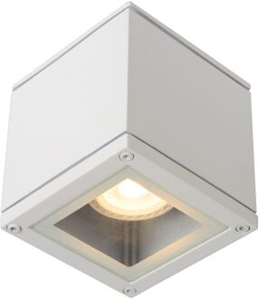 Lucide AVEN - Plafondspot Badkamer - 1xGU10 - IP65 Wit