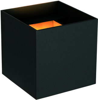 Lucide AXI - Wandspot Badkamer - LED - 2x3,5W 2700 Zwart