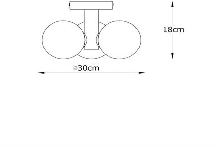 Lucide Badkamer-plafondlamp Trudy, 3-lamps mat goud/opaal mat goud, opaal