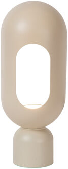 Lucide BARRIS - Tafellamp - 1xE27 - Taupe