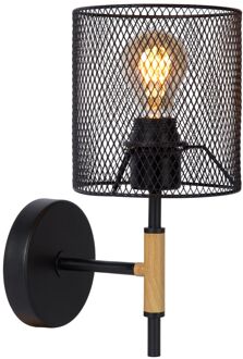 Lucide BASKETT Wandlamp - Zwart