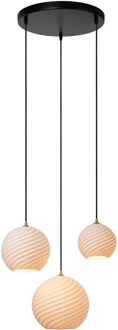 Lucide BINA - Hanglamp - Ø 40 cm - 3xE27 - Wit