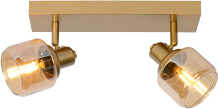 Lucide BJORN Plafondspot 2xE14 - Mat Goud | Messing