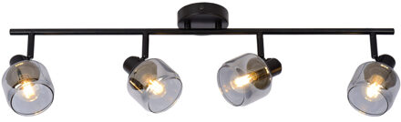 Lucide BJORN Plafondspot 4xE14 - Zwart