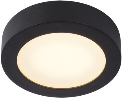 Lucide BRICE-LED - Plafonnière Badkamer - Ø 18 cm Zwart