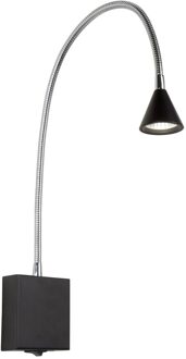 Lucide Buddy - Bedlamp - Led - 1x3w 4000 Zwart